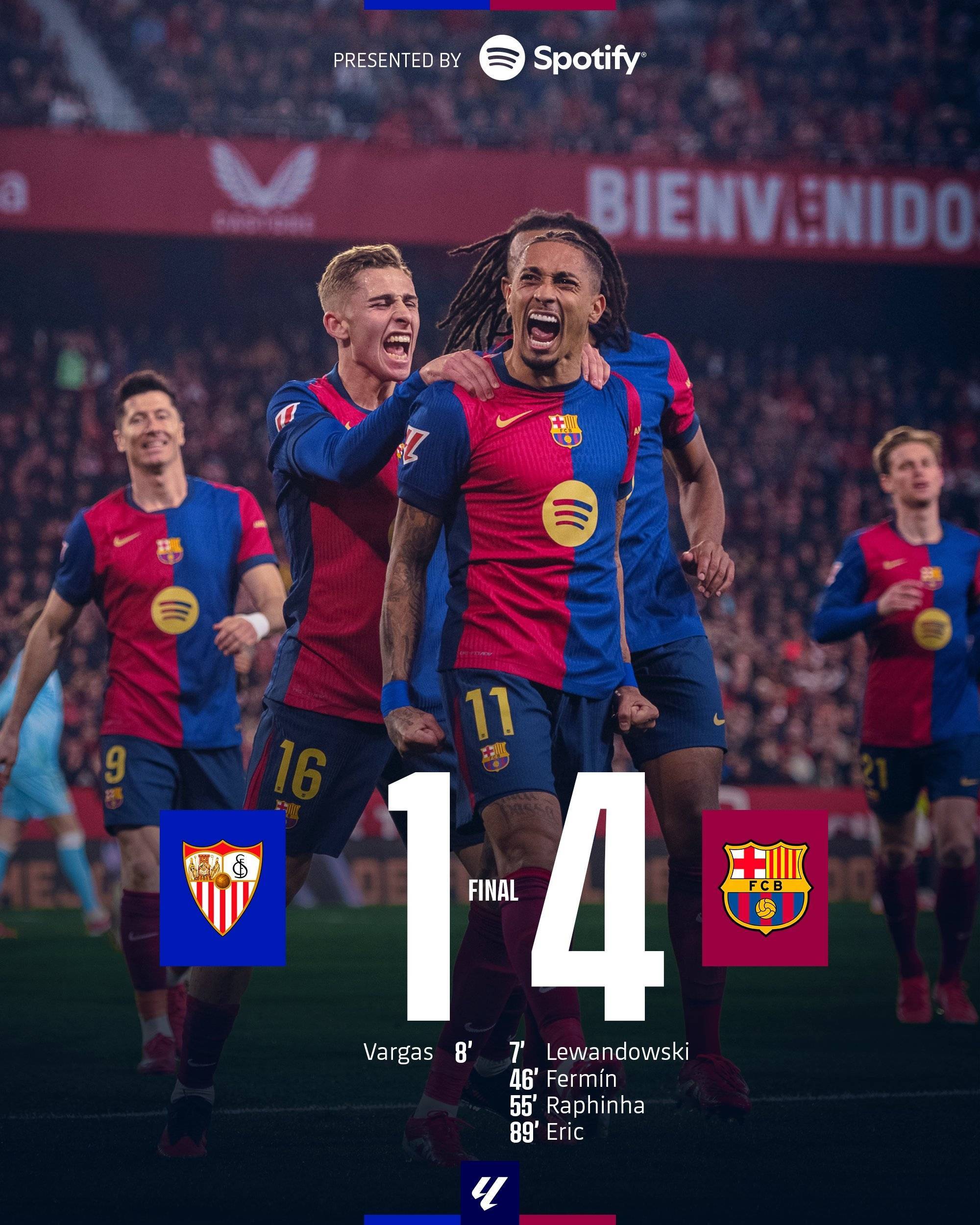 包含巴萨浴火重生豪强再度攀上西甲榜首位置的词条